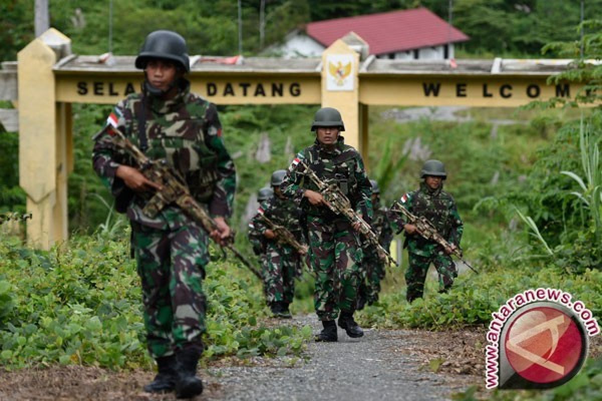 TNI Bangun Taman Pengajian Al Quran di Perbatasan Papua