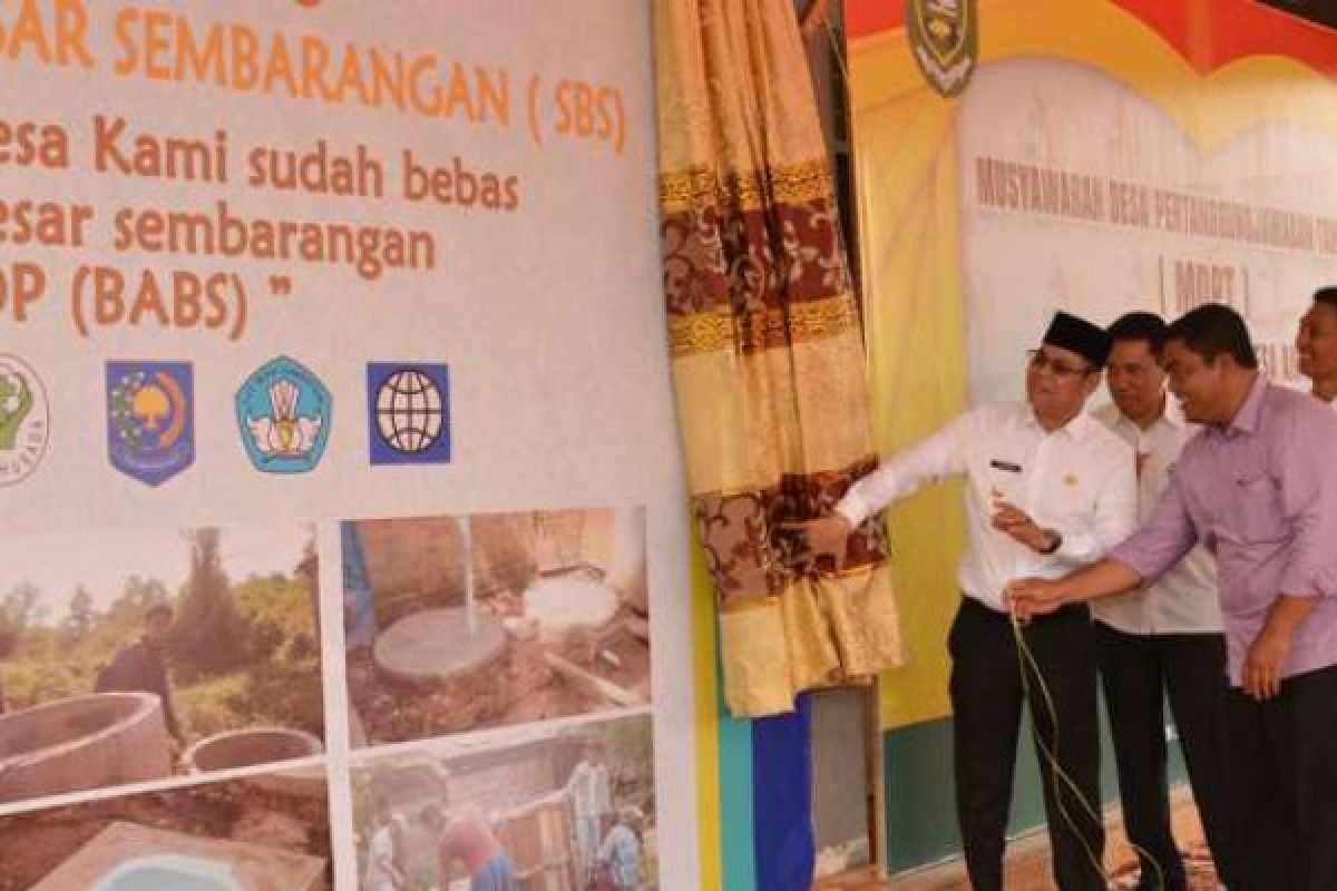  Sosialisasi Stop BAB Sembarangan, Pemkab Bengkalis Imbau Aparat Desa Gencarkan