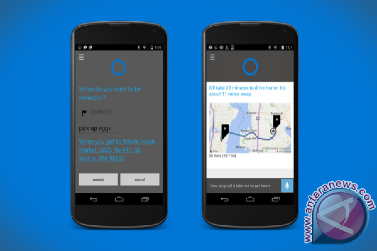 Cortana akan dibekali kemampuan notifikasi Android
