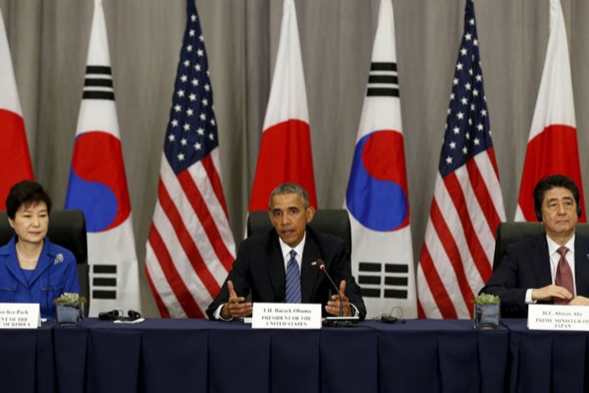 Jepang, AS dan Korsel ingin rutinkan KTT trilateral di antara mereka