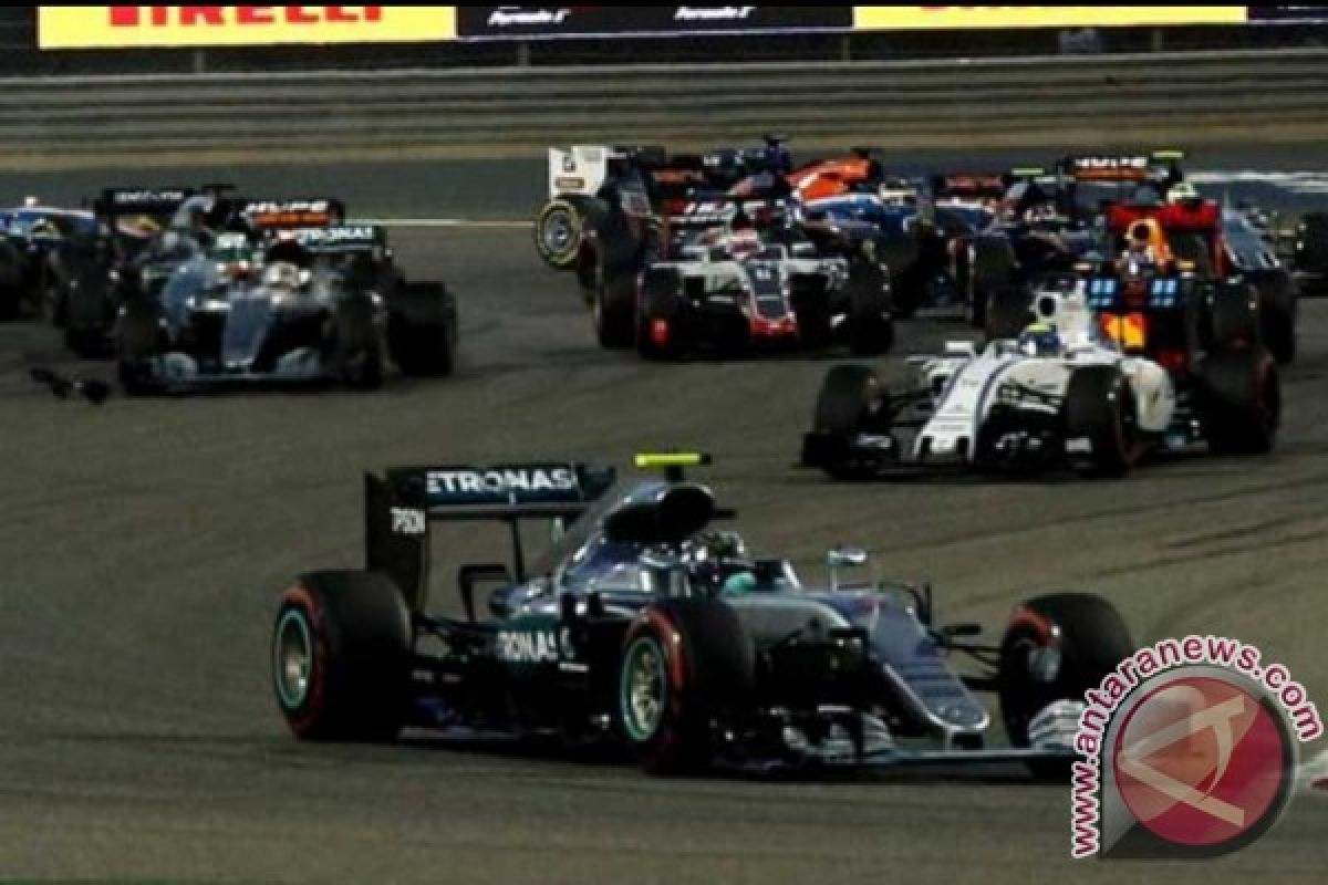 Rosberg rebut kemenangan kelima di Bahrain
