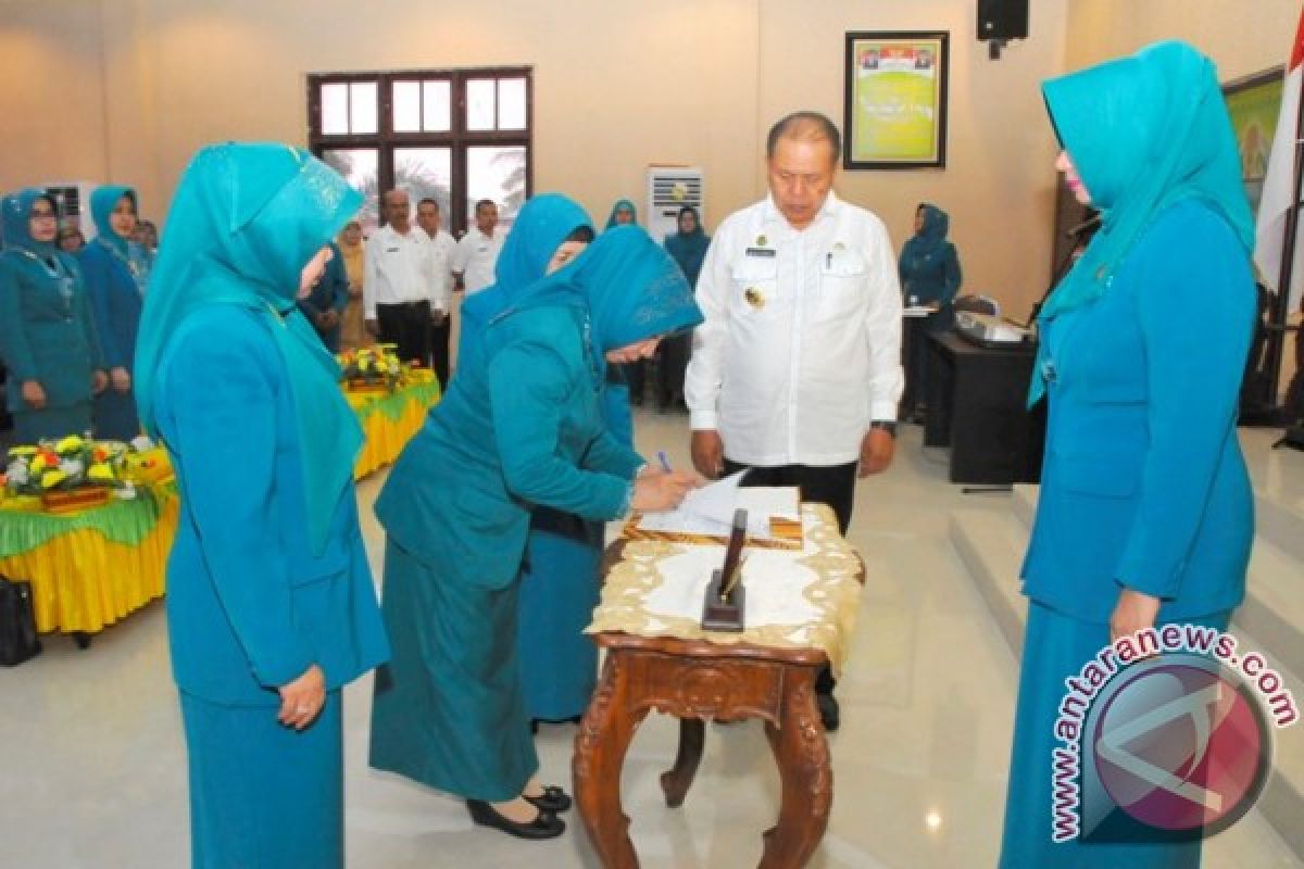 Marliah Soekirman Dilantik Sebagai Ketua PKK Sergai