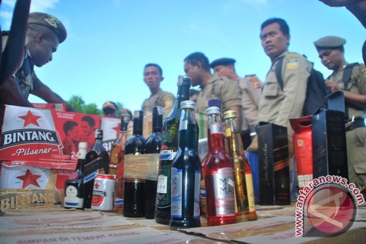 Tim gabungan Papua sita ribuan botol minuman beralkohol 