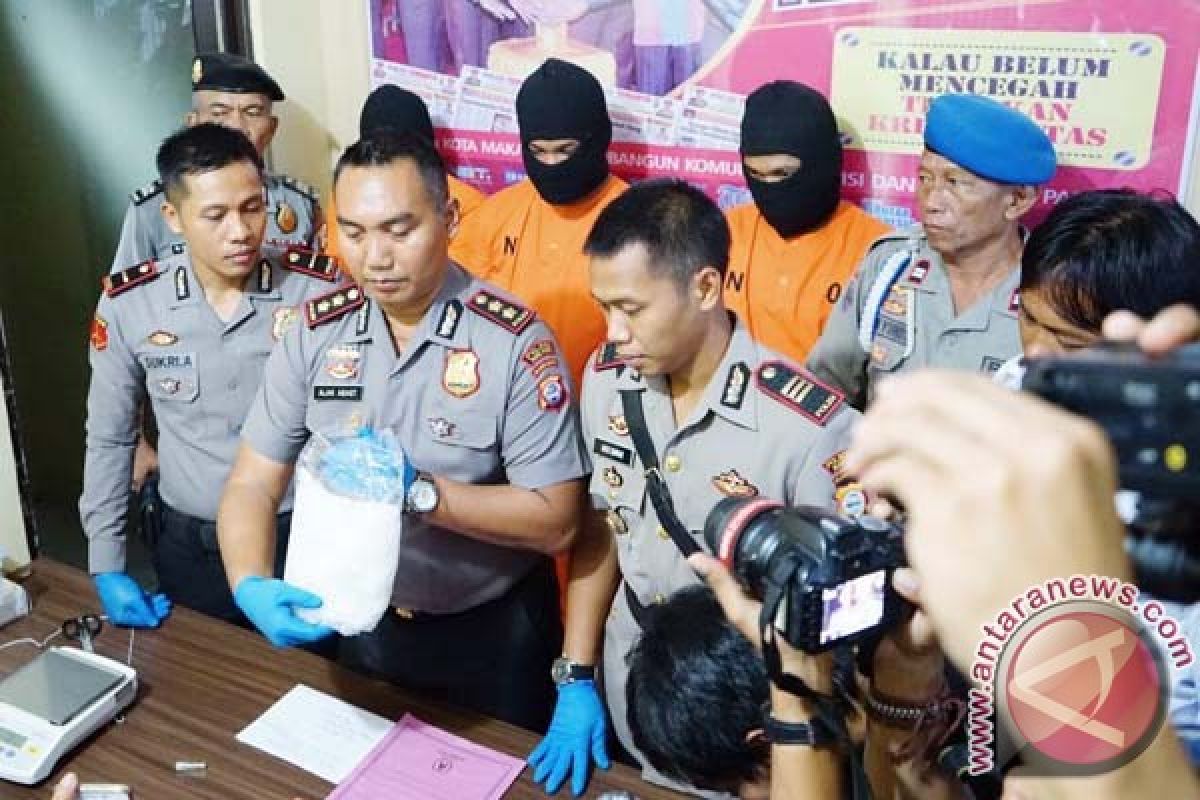 Polres Parepare amankan penyelundupan satu kilogram sabu-sabu 