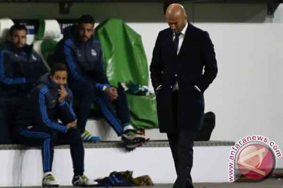 Zidane: Real dapat selamatkan musim dengan atasi Wolfsburg