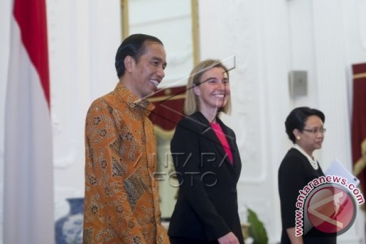 Presiden Jokowi dan Mogherini Bahas Isu Imigran