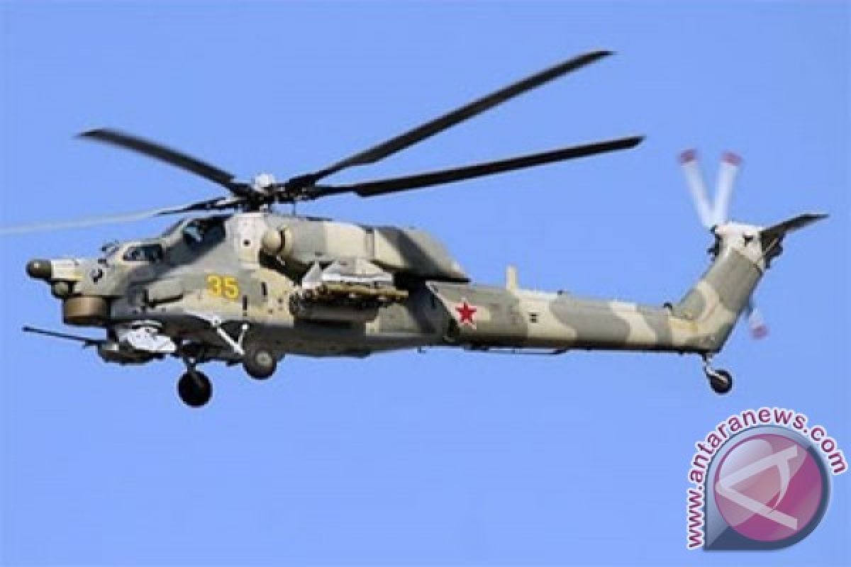 Helikopter Rusia jatuh di Suriah