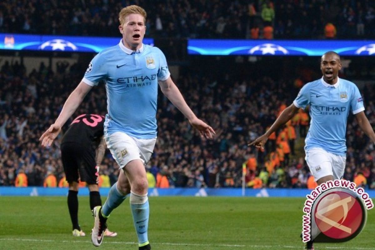 Manchester City di ambang amankan tiket Liga Champions