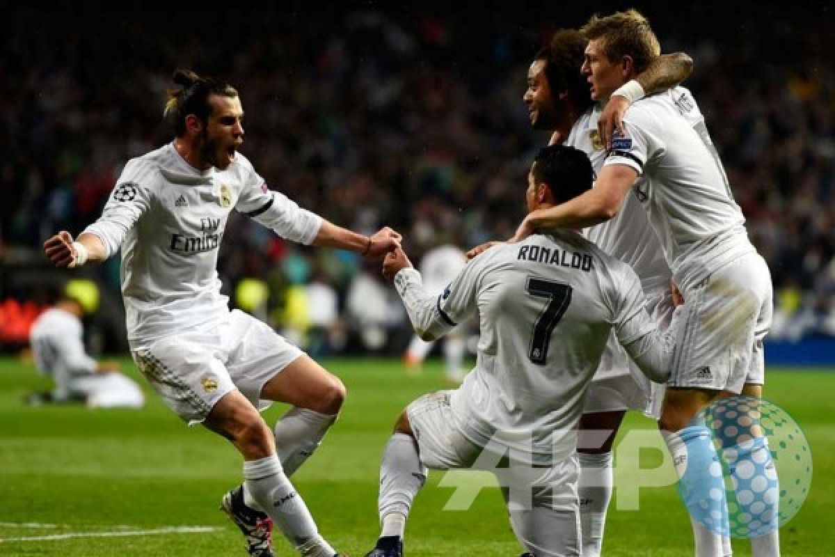 Real Madrid ke semifinal Liga Champions berkat hattrick Ronaldo