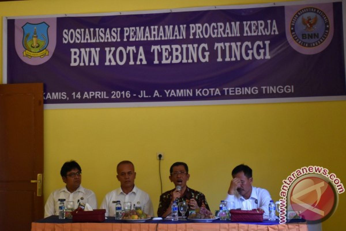 Sosialisasi Pemahaman Program Kerja BNN Tebing Tinggi.