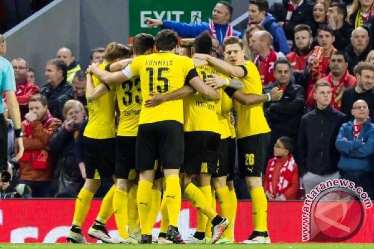 Liverpool dihajar Dortmund 0-2 di babak pertama