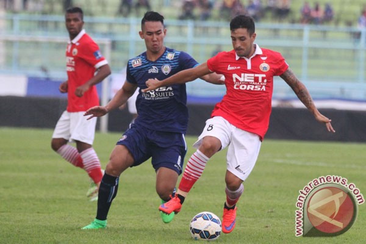 Arema menang tipis 1-0 atas Persija