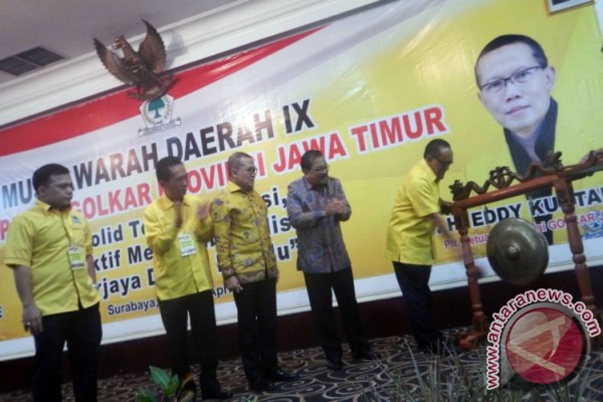 Ical Harapkan Musda Golkar Jatim Berakhir Aklamasi