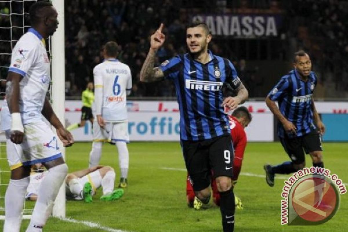 Hattrick Icardi bawa Inter menangi derby Milan