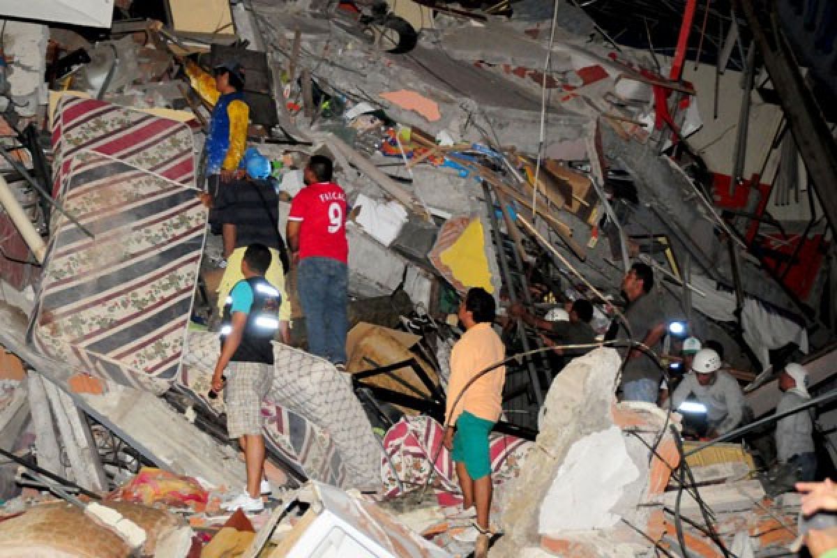 Korban tewas gempa Ekuador lebih 650 orang