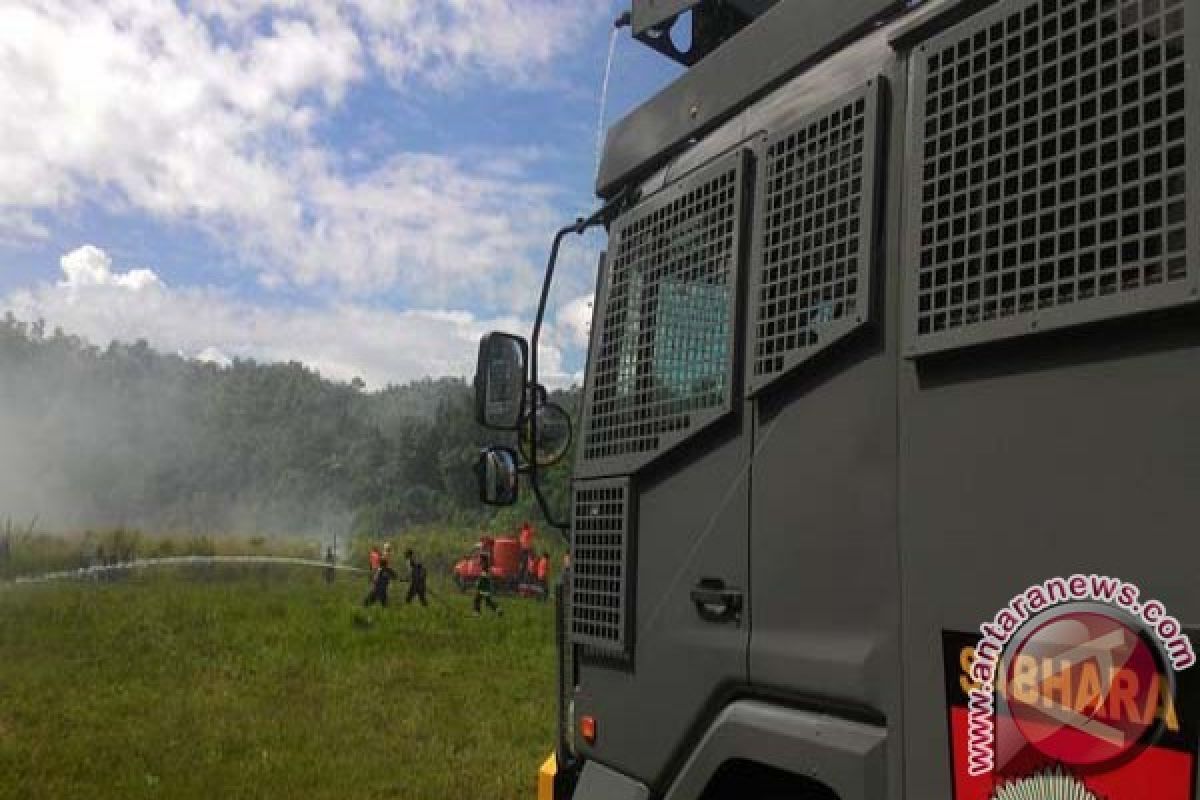 Polres Tanbu Antisipasi Kebakaran 