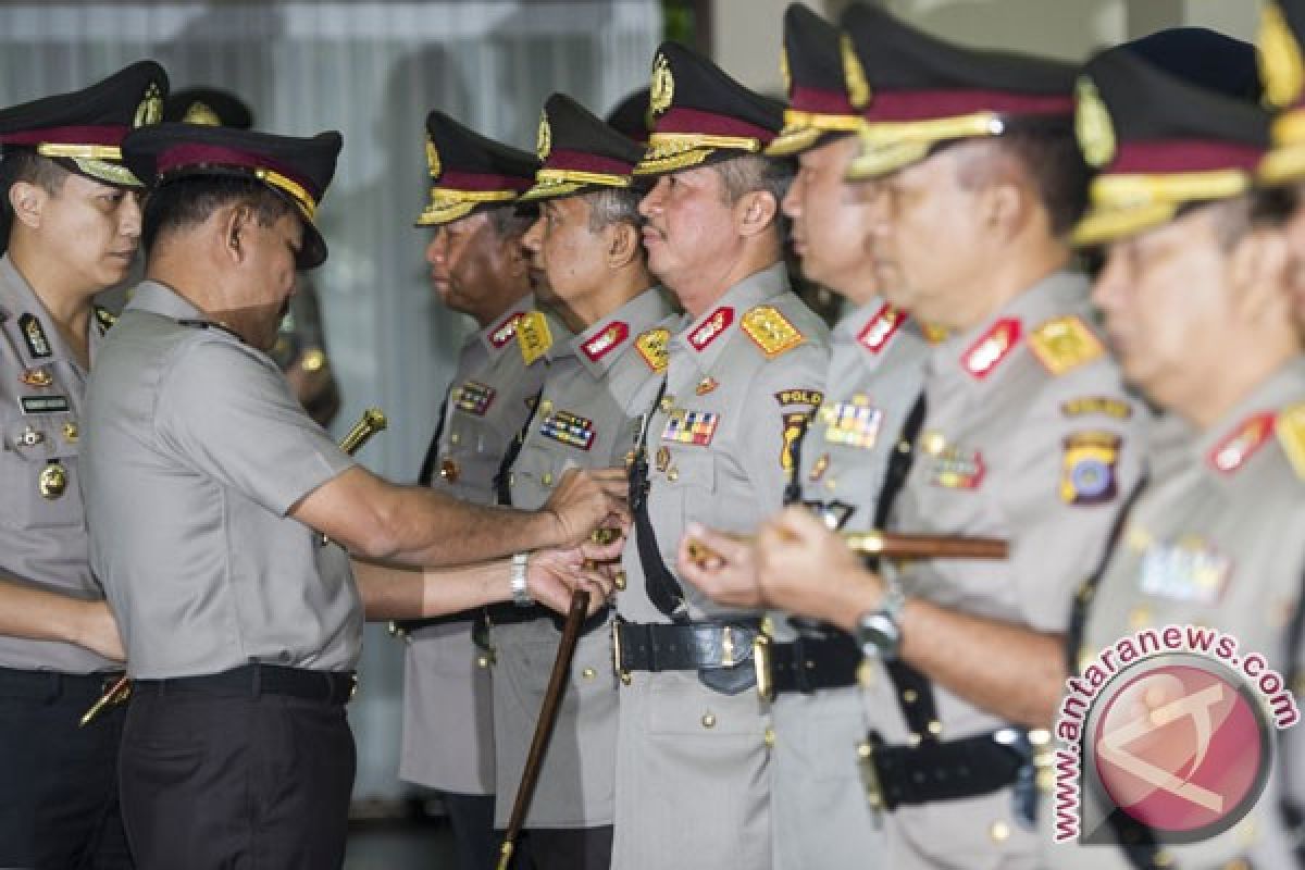 Kapolri lantik lima Kapolda baru