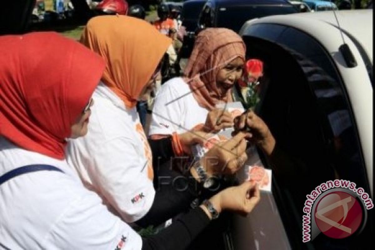 Polda Sulbar gelar simulasi "saya perempuan antikorupsi"