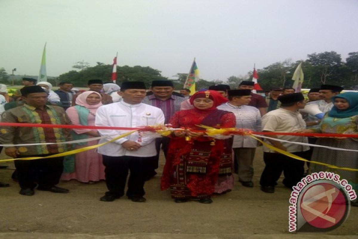 Ketua TP PKK Tapsel Potong Pita