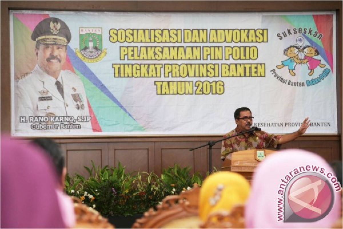 Sasaran PIN Polio Di Banten 1,2 Juta Balita