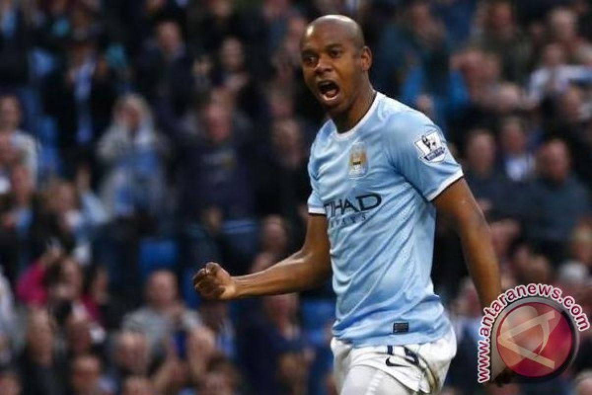 Bantai Stoke 4-0, Manchester City kokoh di empat besar