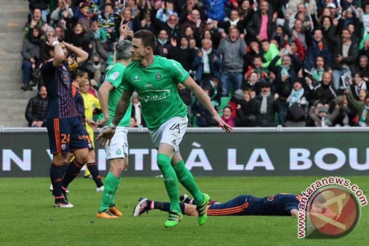 Bekuk Lorient 2-0, Saint-Etienne jaga peluang ke Liga Champions