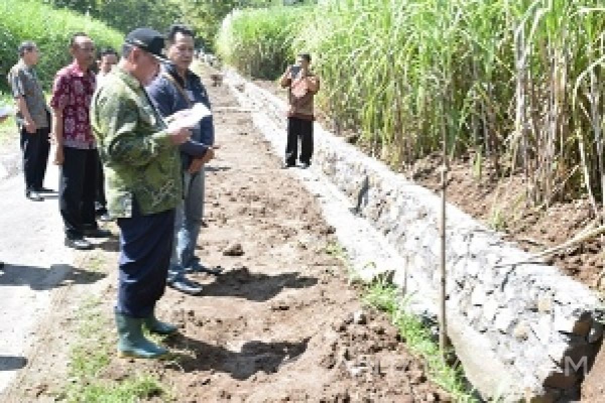 Wabub Tinjau Proyek Infrastruktur di Kabupaten Madiun