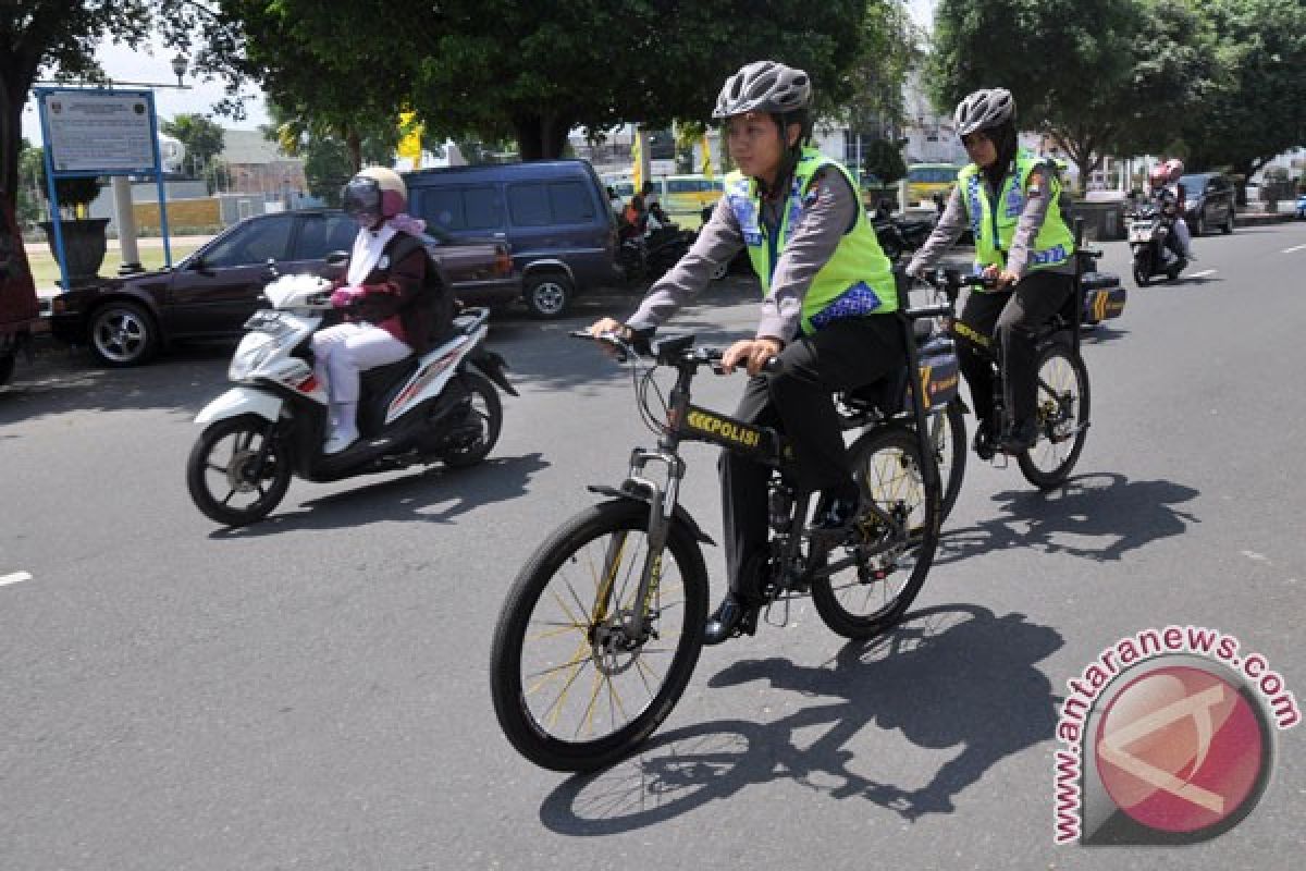 Polres Langkat gelar patroli bersepeda rutin