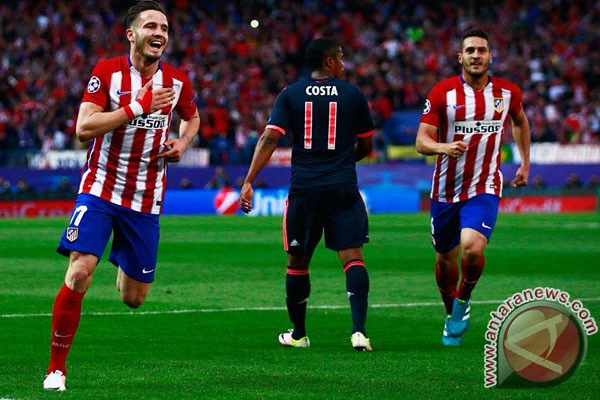 Niguez bawa Atletico taklukkan Bayern