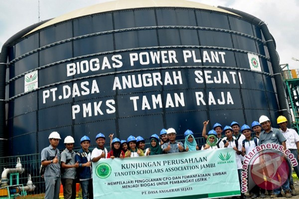 Mahasiswa kunjungi PLTBg Tanjung Jabung Barat