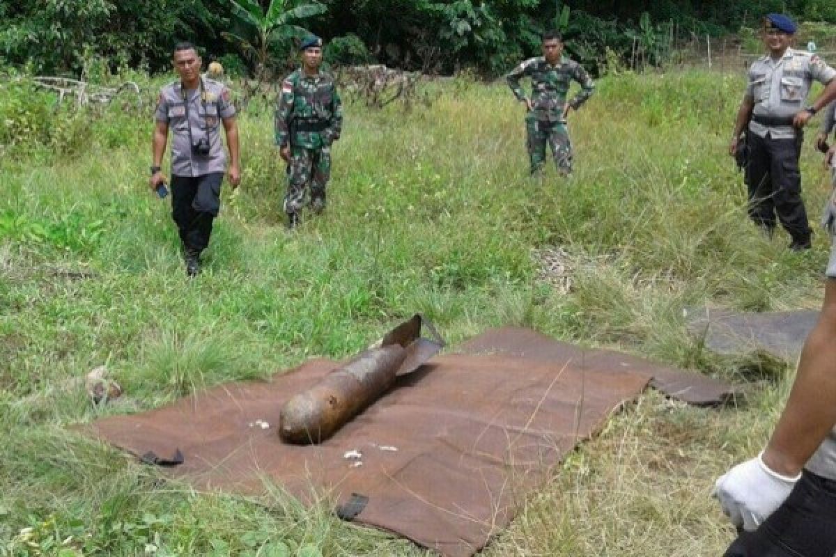 Satgas Pamtas RI-PNG amankan bom Perang Dunia II