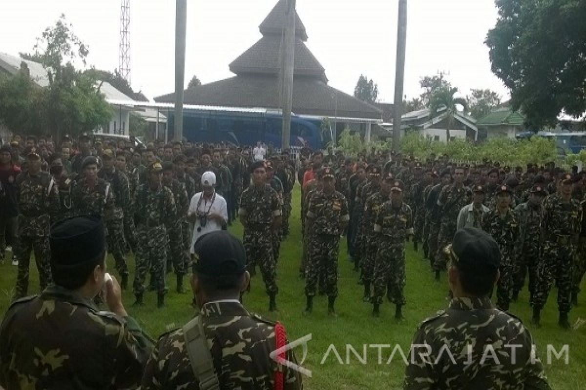 Banser Kabupaten Kediri Tolak Muktamar HTI 