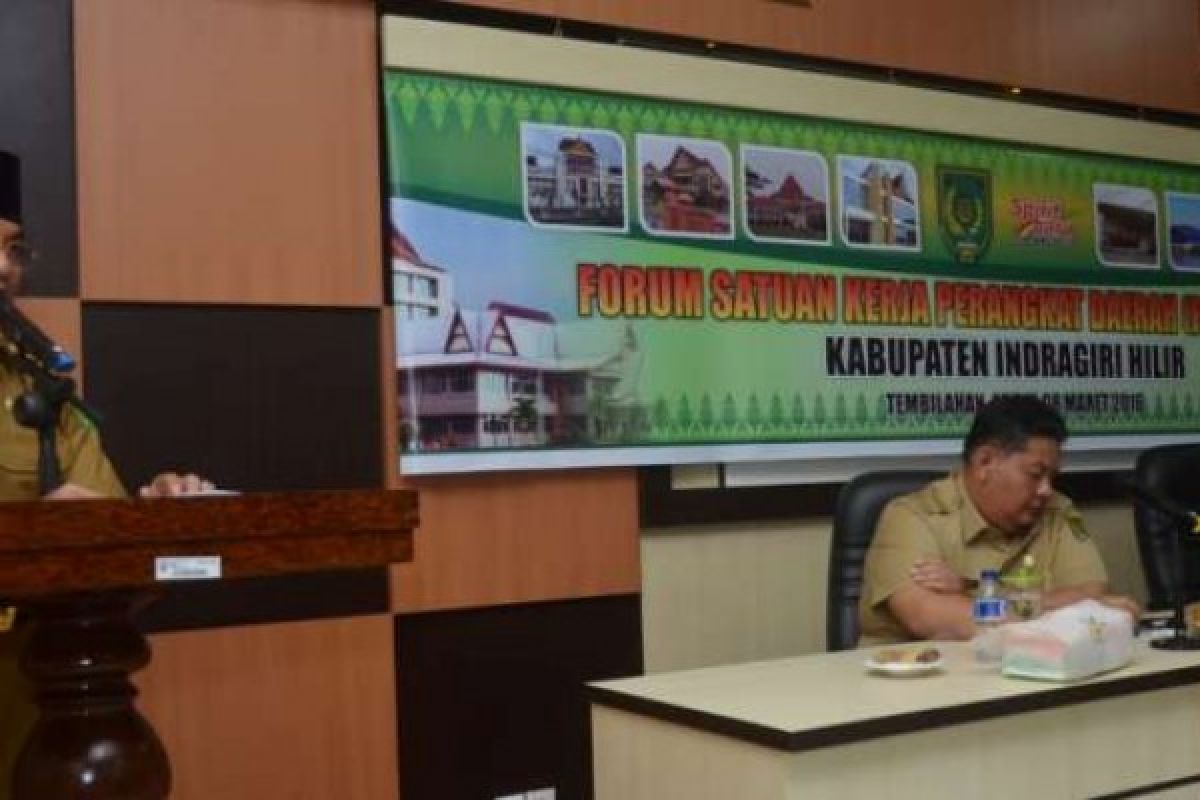 Bupati Optimis Inhil Dapat Menyelesaikan Kegiatan Lelang Pada Mei