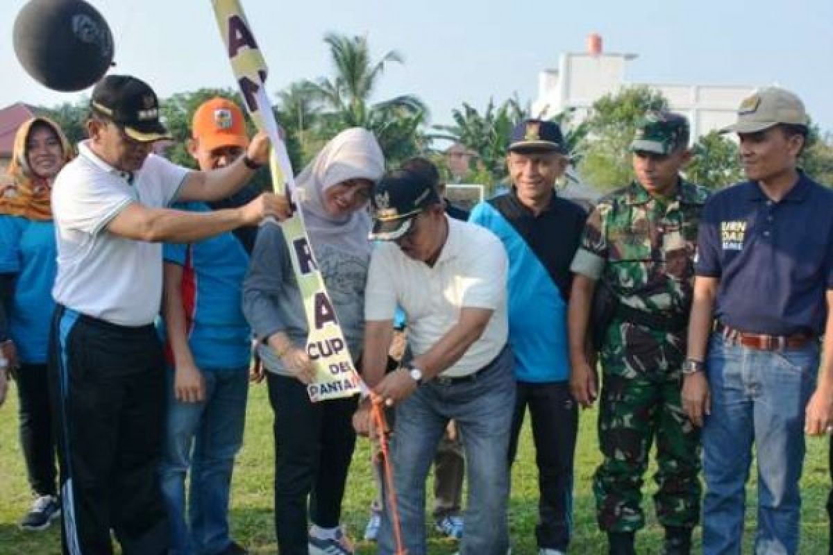 Buka Turnamen Pantara Cup III, Bupati: Bermainlah dengan Sportif