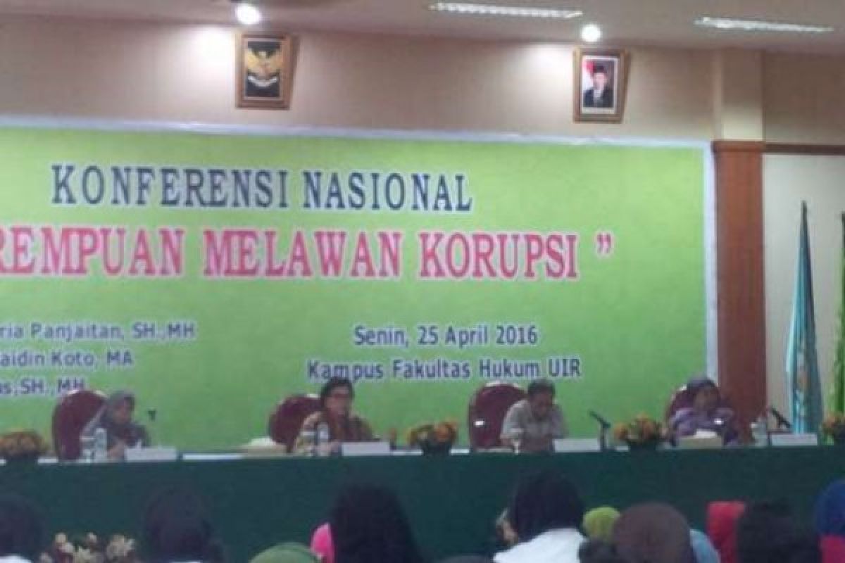 Konfrensi di UIR, KPK Bentuk Jaringan Perempuan Melawan Korupsi Riau