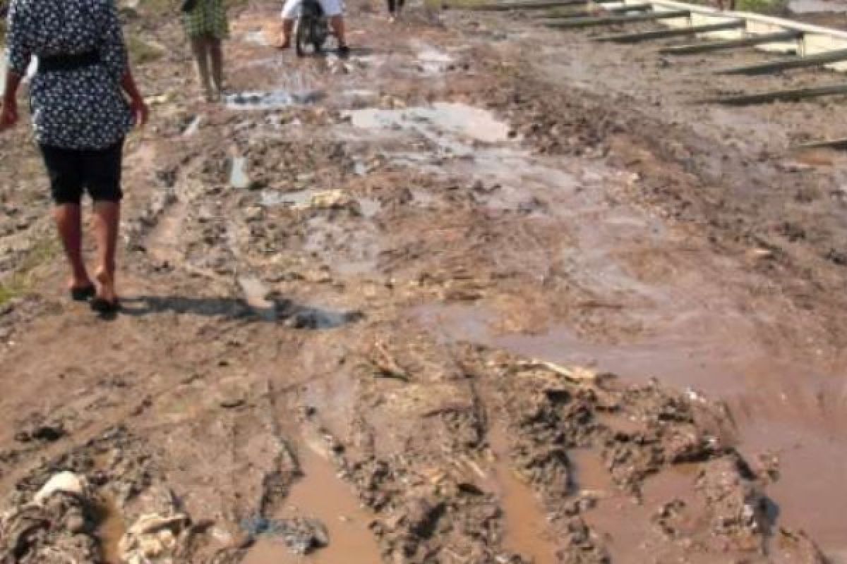 Jalan-Jalan Kecamatan Pasir Limau Kapas Tidak Pernah Mulus, DPRD Prihatin