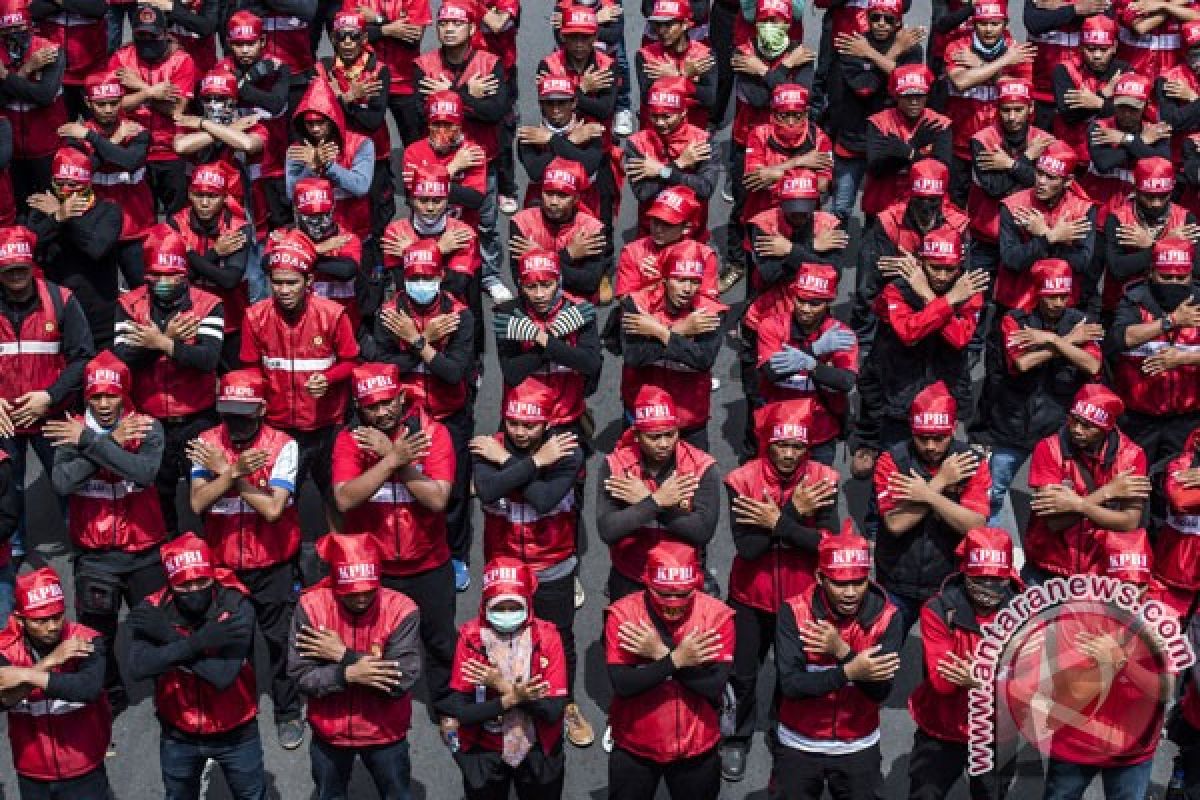 KSPI: aksi damai buruh digelar di 25 provinsi
