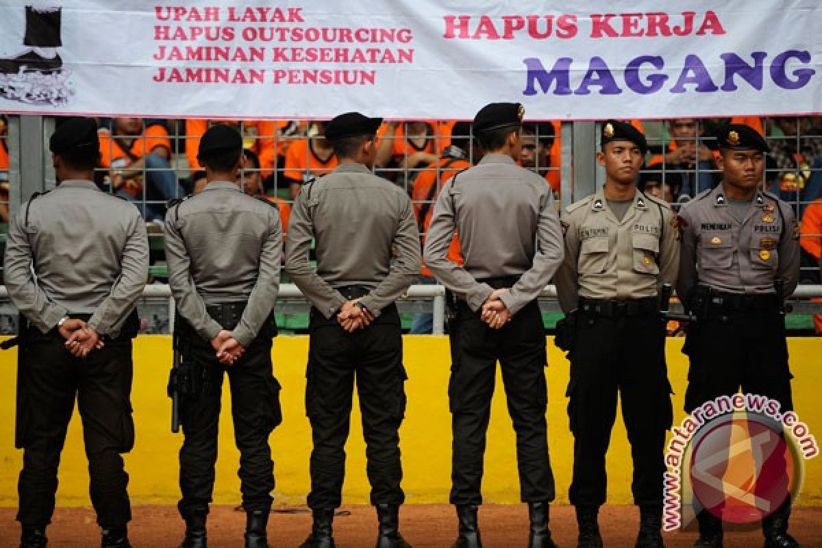 Polisi siapkan 1.000 personel cadangan amankan May Day