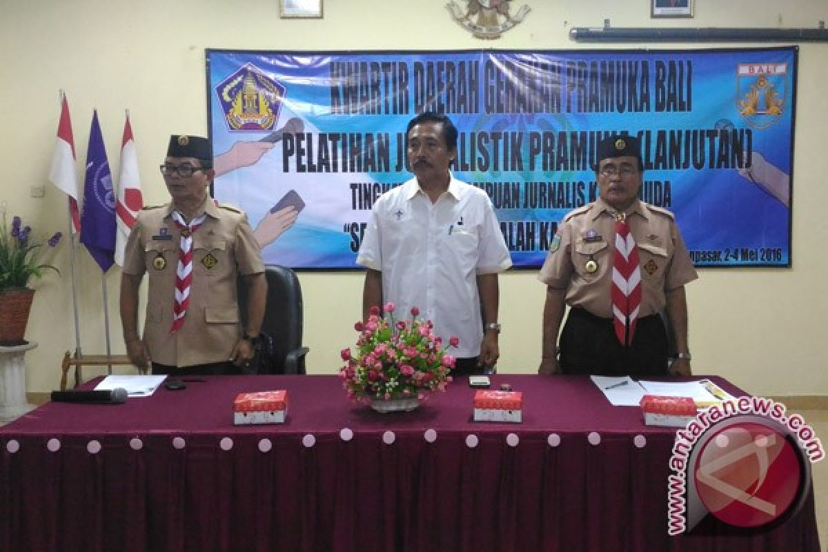 Kwarda Pramuka Bali Gelar Pelatihan Jurnalistik