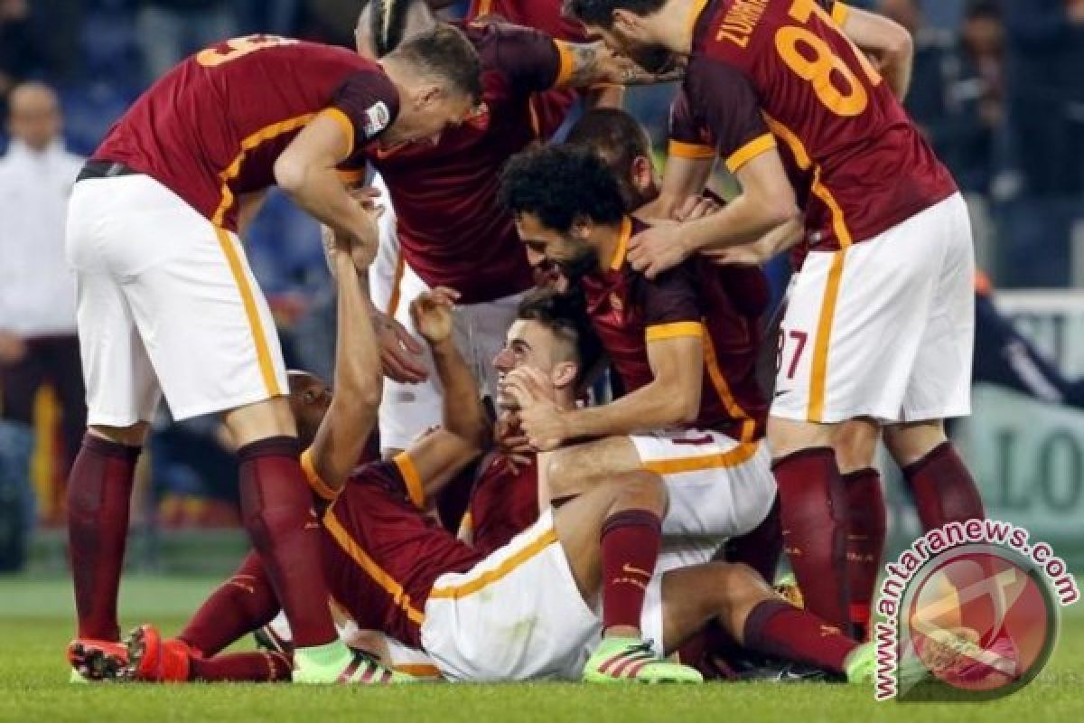 Roma pecundangi Milan 3-1 di pekan penutup