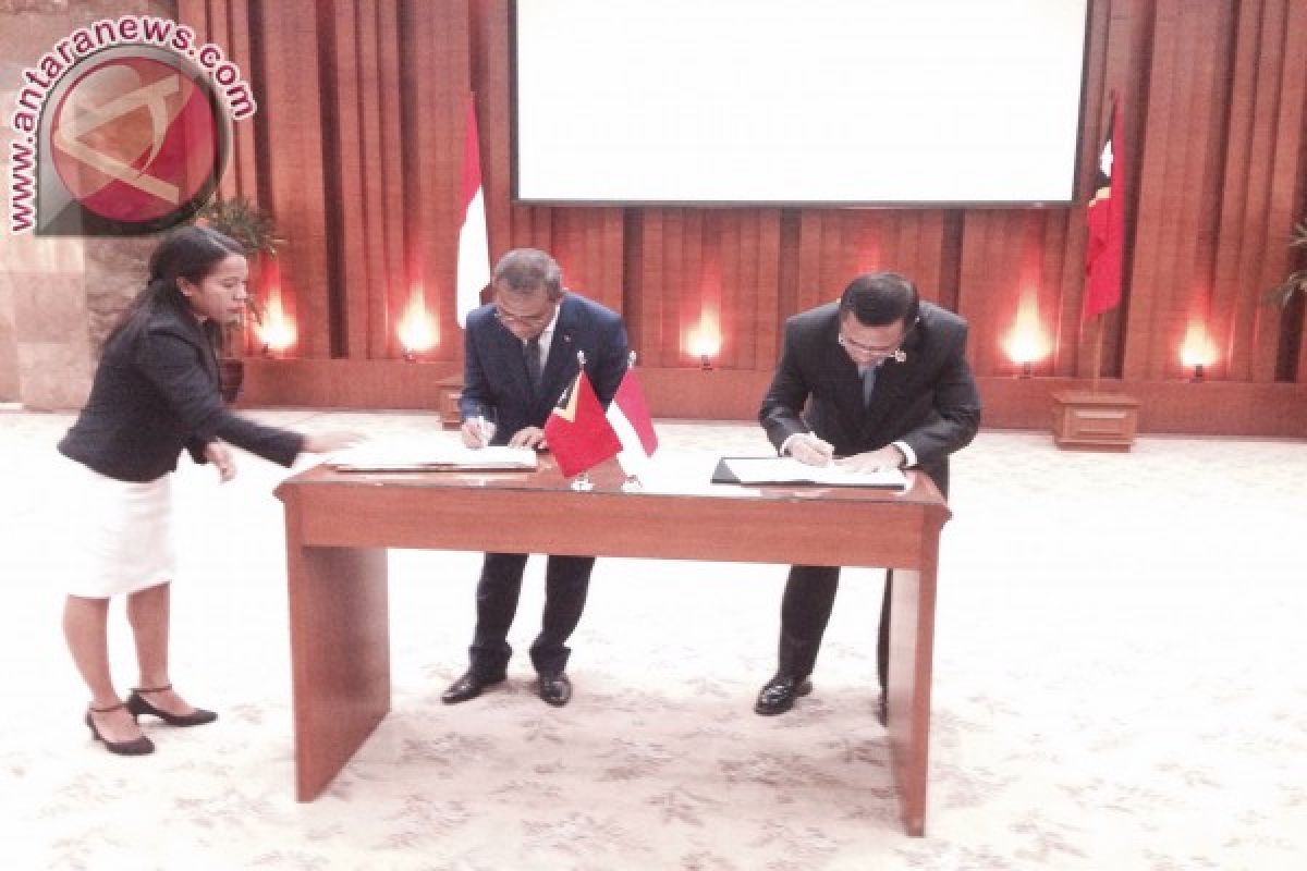 Indonesia-Timor Leste tandatangani Kesepakatan Kerja Sama Teknik Industri
