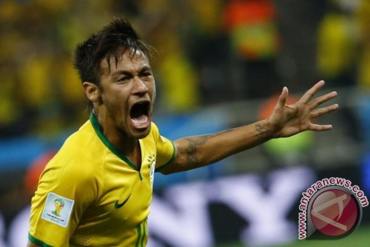 Gol Neymar beri kemenangan Brazil 2-1 atas Kolombia