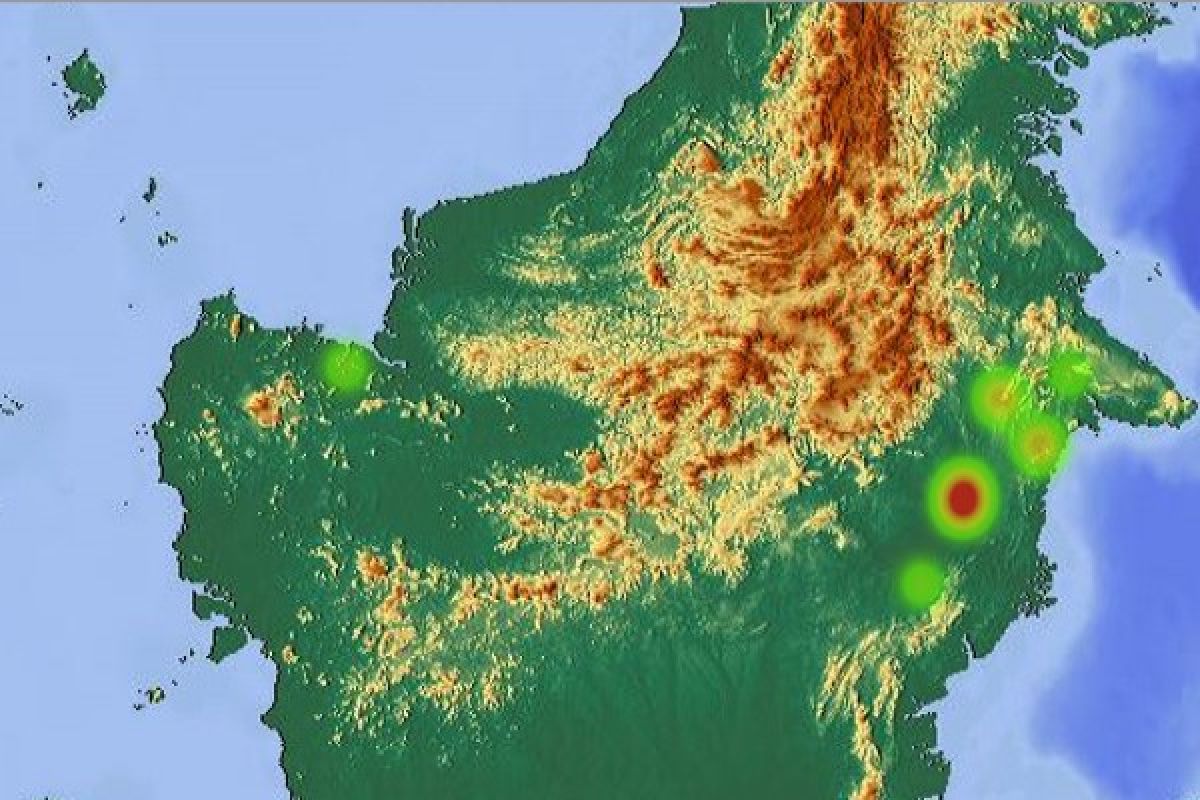 Enam titik panas terpantau di Kotawaringin Timur