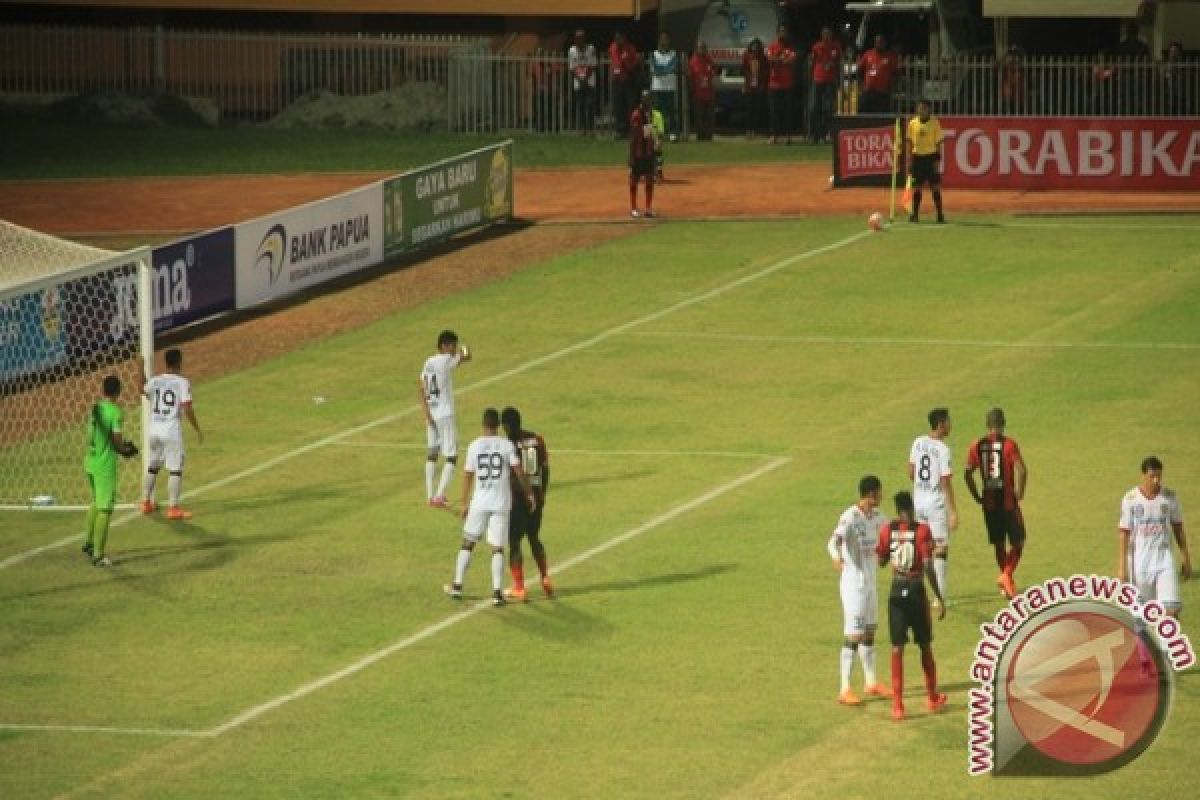 Persipura ditahan imbang Bali United 0-0 