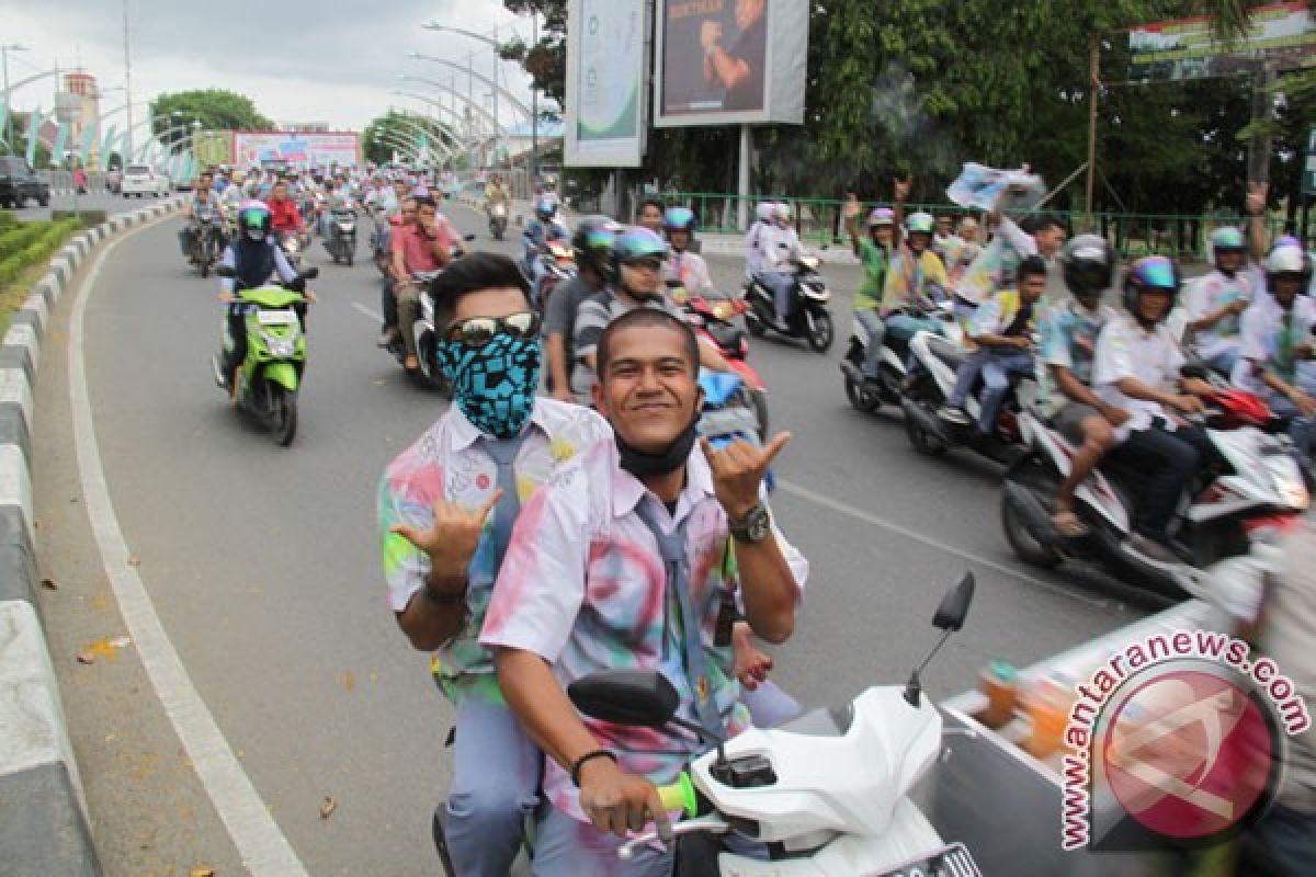 Di Karawang, Polres larang pelajar bersepeda motor ke sekolah