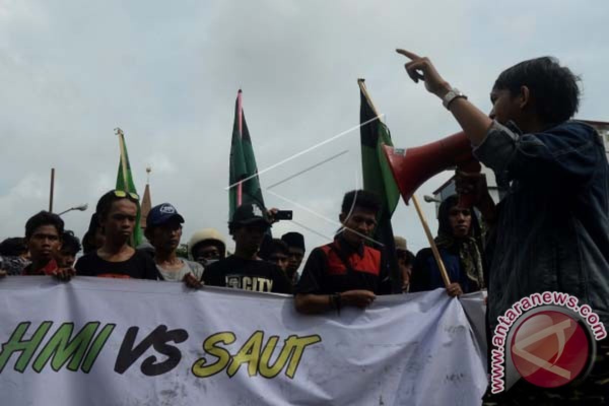 Kahmi-HMI resmi laporkan Saut di Polrestabes Makassar 