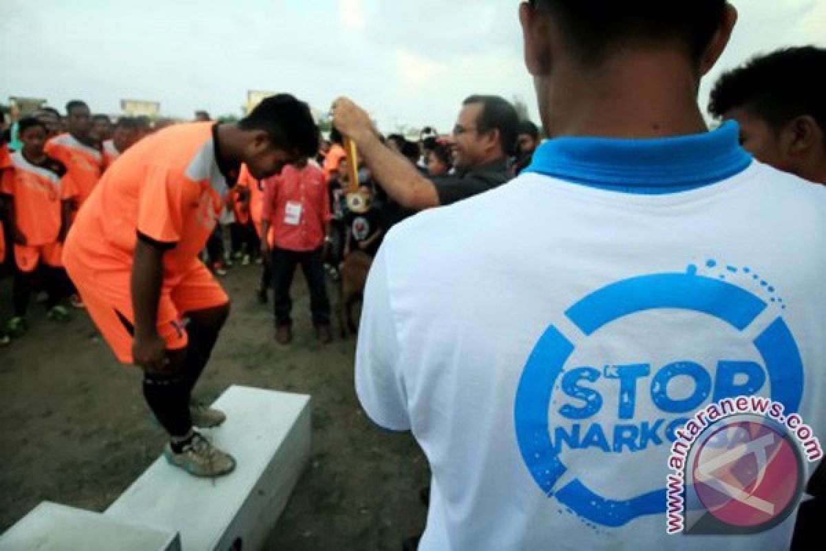  Turnamen bola kaki Aceh Timur cegah narkoba