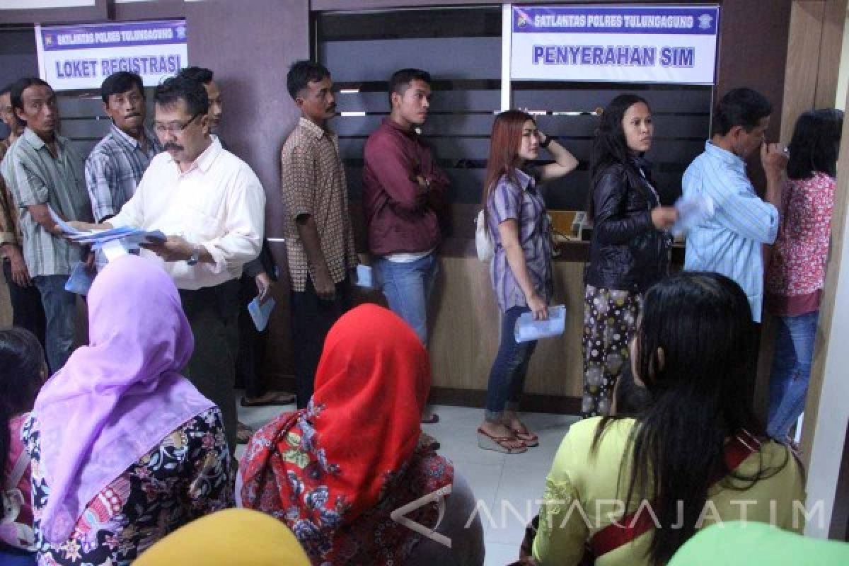 Permohonan SIM di Tulungagung Meningkat 50 Persen