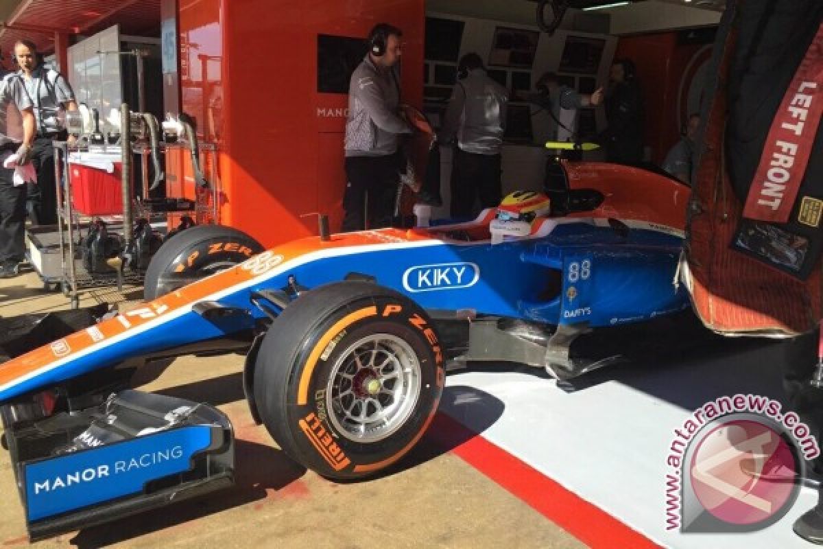 Rio Haryanto jalani tes di Silverstone Inggris