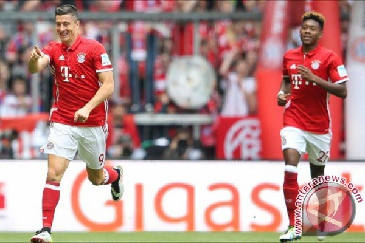 Muenchen tutup musim dengan kemenangan manis 3-1 atas Hannover